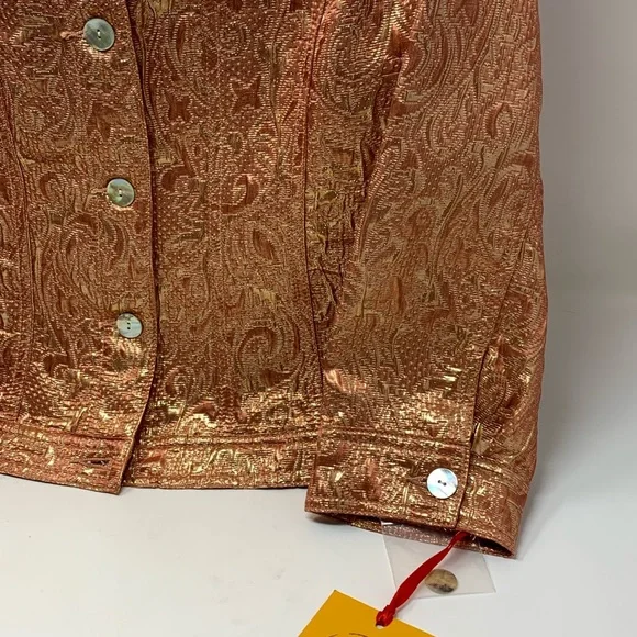 Ruby Rd. Metallic Gold Jacket - Picture 2 of 10